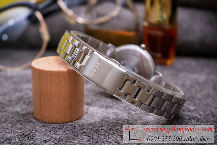 Đồng hồ nữ Julius JA 1248A dây kim loại mặt tròn bạc thanh lịch ĐHĐ34502