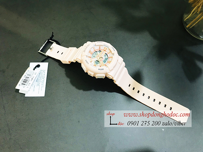 Đồng hồ nữ Julius dây Silicon mặt tròn hồng pastel thời thượng Hàn Quốc ĐHĐ28502