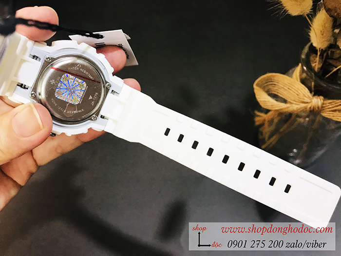Đồng hồ nữ Julius dây Silicon mặt tròn trắng sang chảnh Hàn Quốc ĐHĐ28501