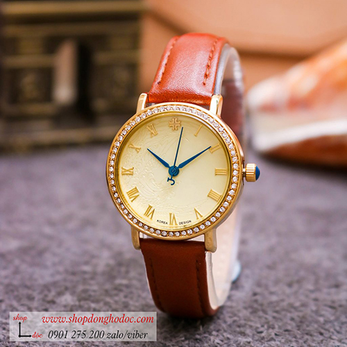 dong-ho-nu-julius-han-quoc-ja-585lc-day-da-mat-tron-nau-dinh-da-sang-chanh-dhd31801 dong-ho-nu-julius-han-quoc-ja-585lc-day-da-mat-tron-nau-dinh-da-sang-chanh-dhd31801