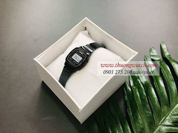 Đồng hồ nữ Skmei dây kim loại mặt vuông size nhỏ đen cá tính ĐHĐ25601